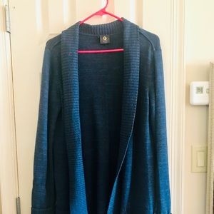Blue knit sweater